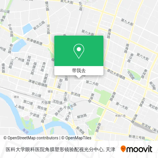 医科大学眼科医院角膜塑形镜验配视光分中心地图