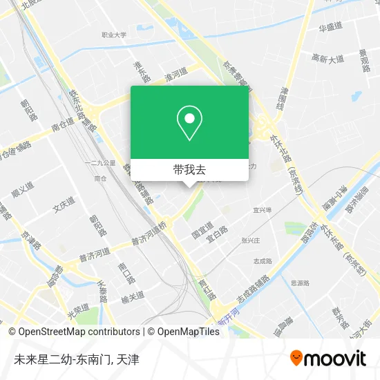 未来星二幼-东南门地图