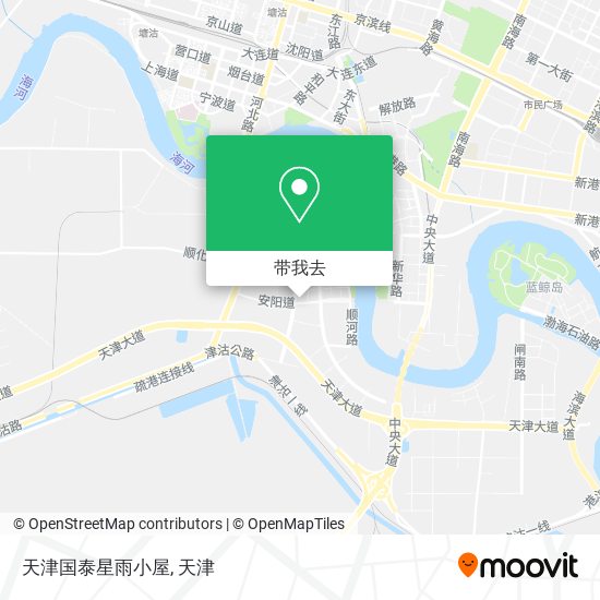 天津国泰星雨小屋地图