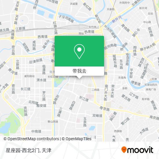 星座园-西北2门地图