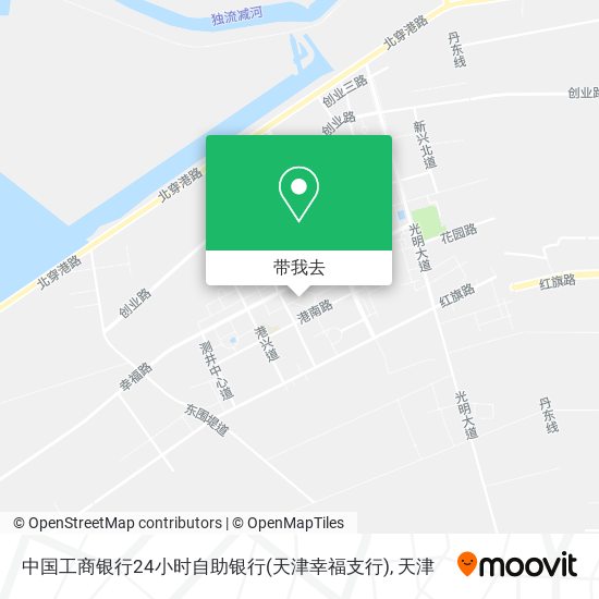 中国工商银行24小时自助银行(天津幸福支行)地图