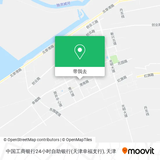 中国工商银行24小时自助银行(天津幸福支行)地图