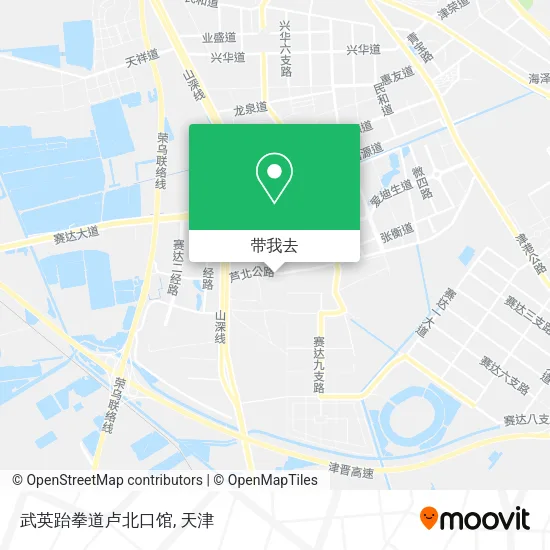 武英跆拳道卢北口馆地图