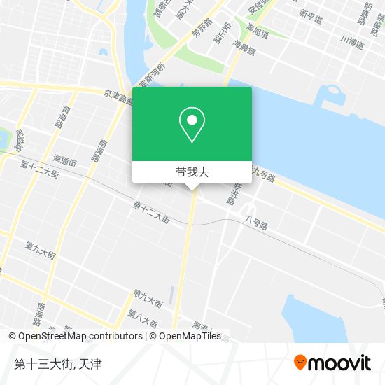 第十三大街地图