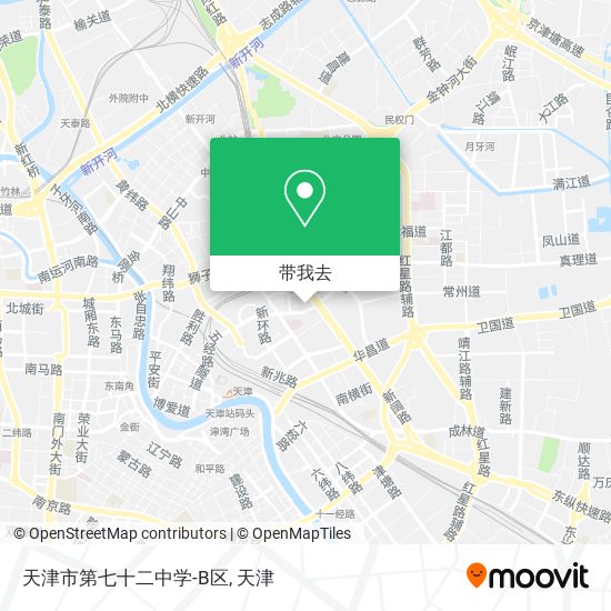 天津市第七十二中学-B区地图