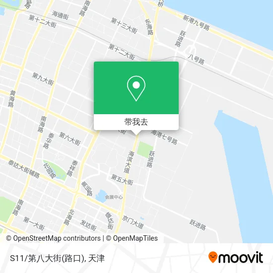 S11/第八大街(路口)地图