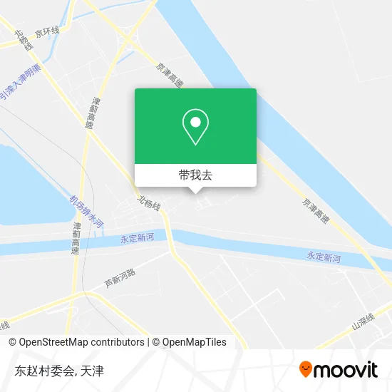 东赵村委会地图
