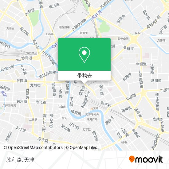 胜利路地图