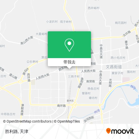 胜利路地图