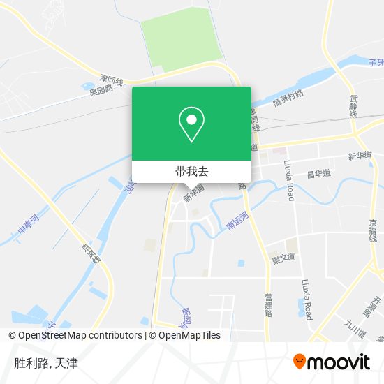胜利路地图