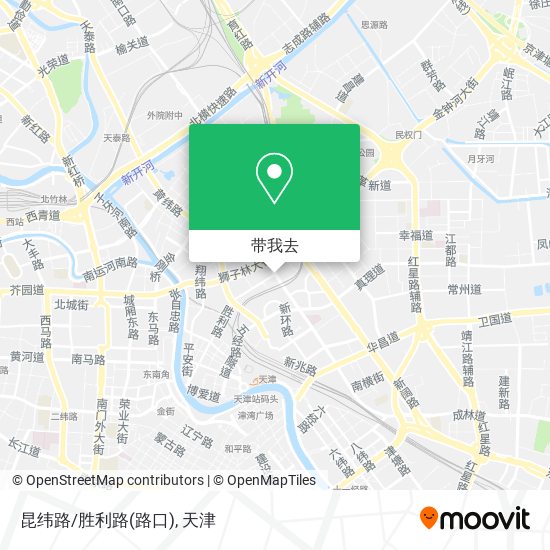 昆纬路/胜利路(路口)地图