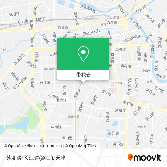 苏堤路/长江道(路口)地图