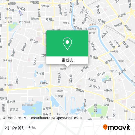 利百家餐厅地图