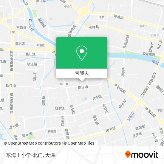 东海里小学-北门地图