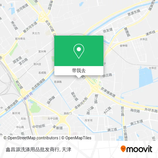 鑫昌源洗涤用品批发商行地图