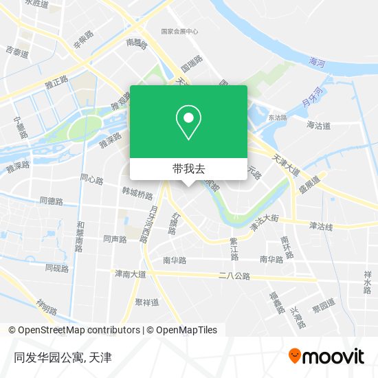 同发华园公寓地图