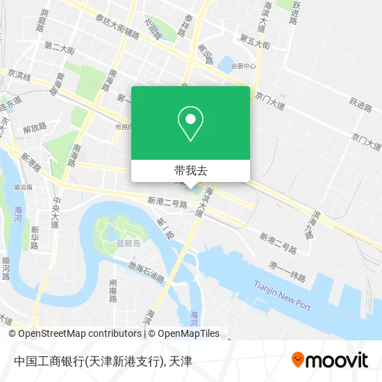 中国工商银行(天津新港支行)地图