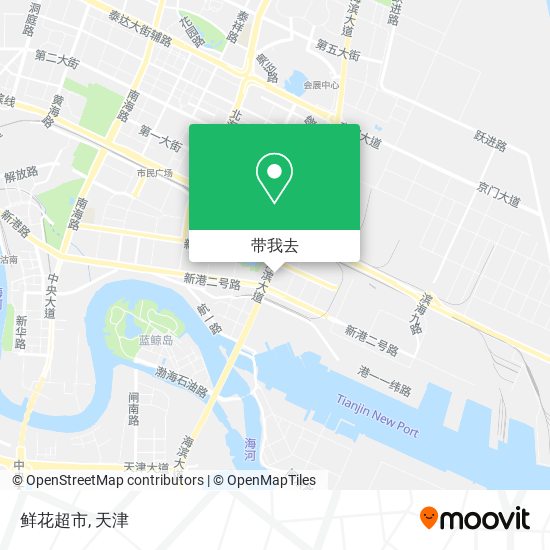 鲜花超市地图