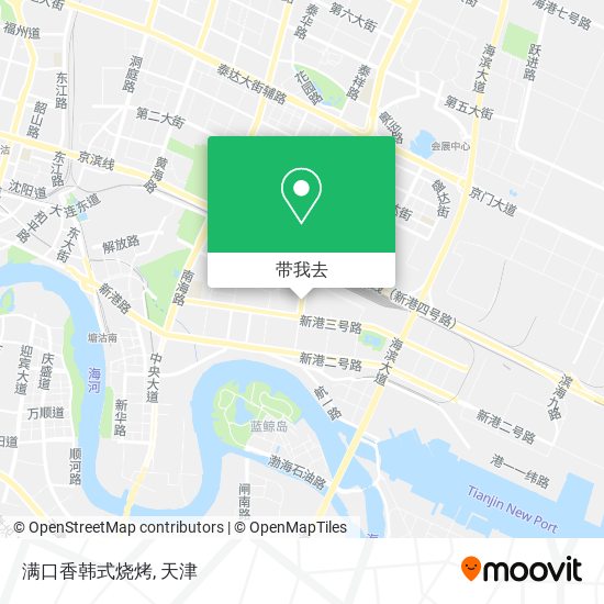 满口香韩式烧烤地图