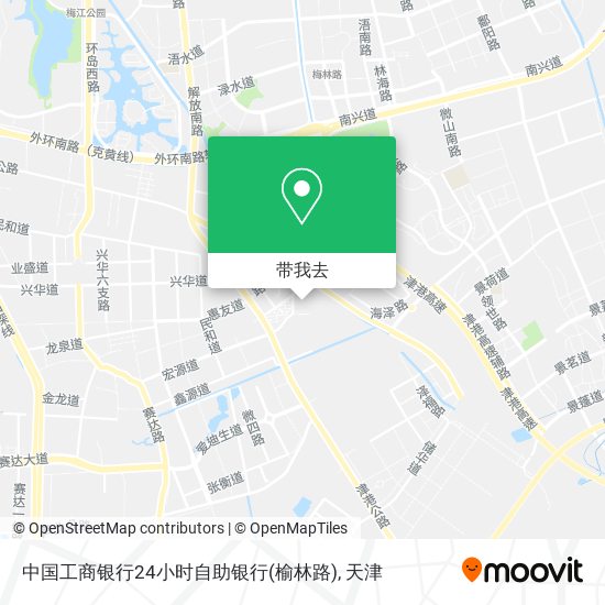 中国工商银行24小时自助银行(榆林路)地图