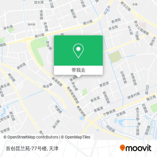 首创昆兰苑-77号楼地图