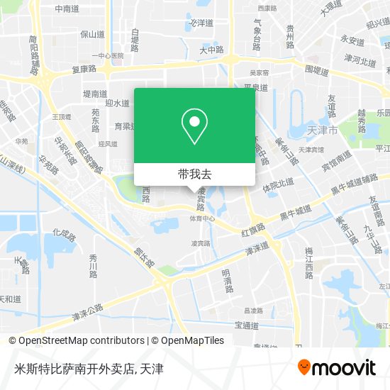 米斯特比萨南开外卖店地图
