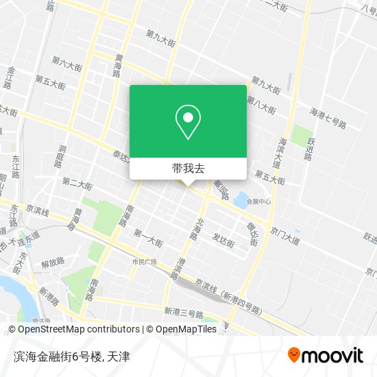 滨海金融街6号楼地图
