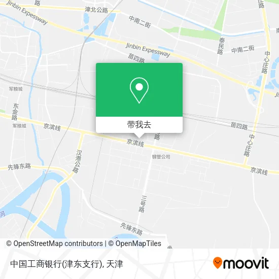 中国工商银行(津东支行)地图