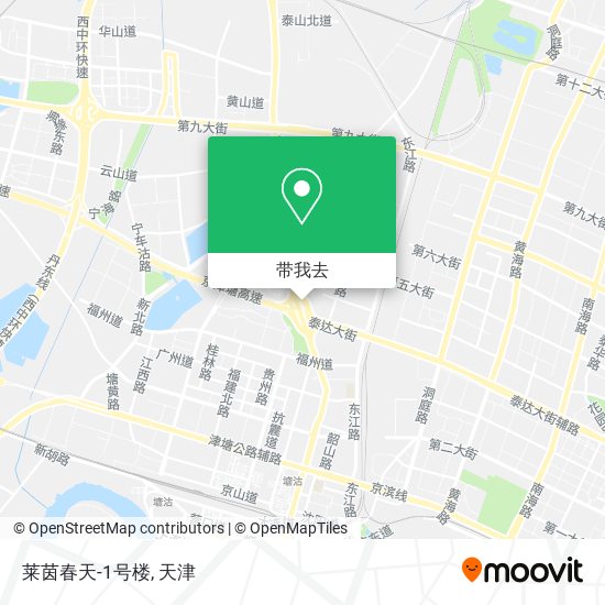 莱茵春天-1号楼地图