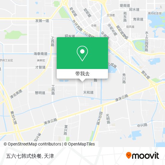 五六七韩式快餐地图