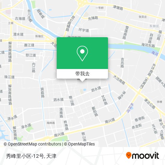 秀峰里小区-12号地图