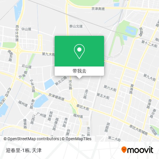 迎春里-1栋地图