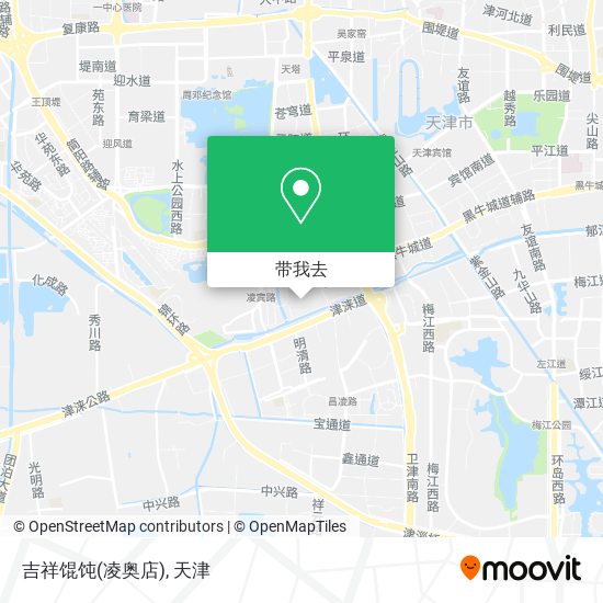 吉祥馄饨(凌奥店)地图