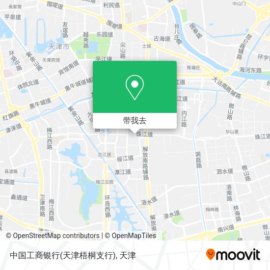 中国工商银行(天津梧桐支行)地图