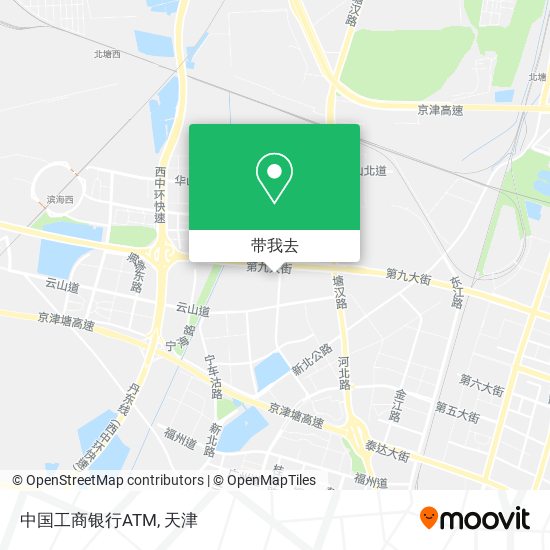 中国工商银行ATM地图