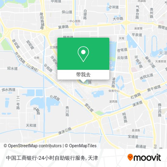 中国工商银行-24小时自助银行服务地图