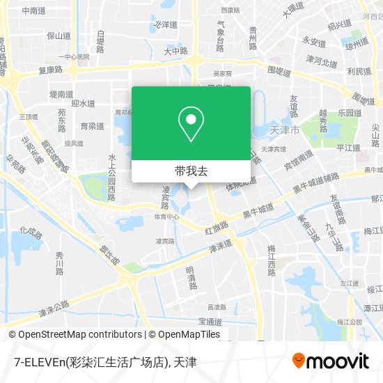 7-ELEVEn(彩柒汇生活广场店)地图