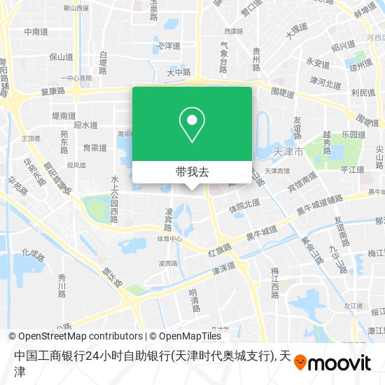 中国工商银行24小时自助银行(天津时代奥城支行)地图