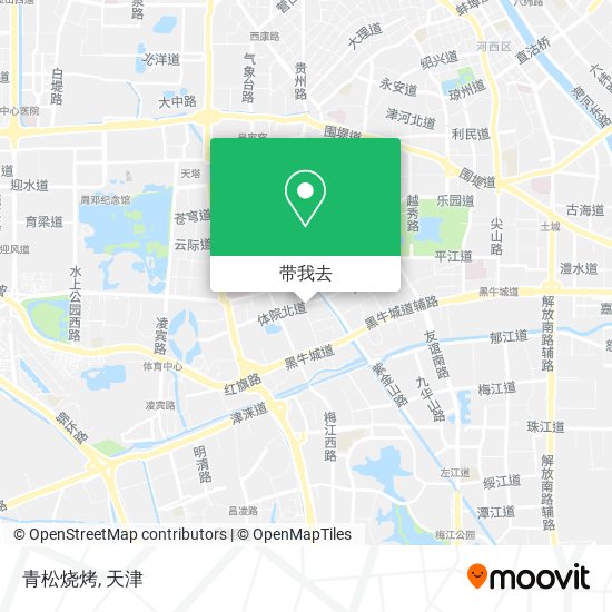 青松烧烤地图