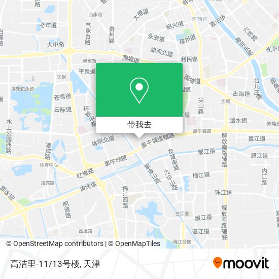 高洁里-11/13号楼地图