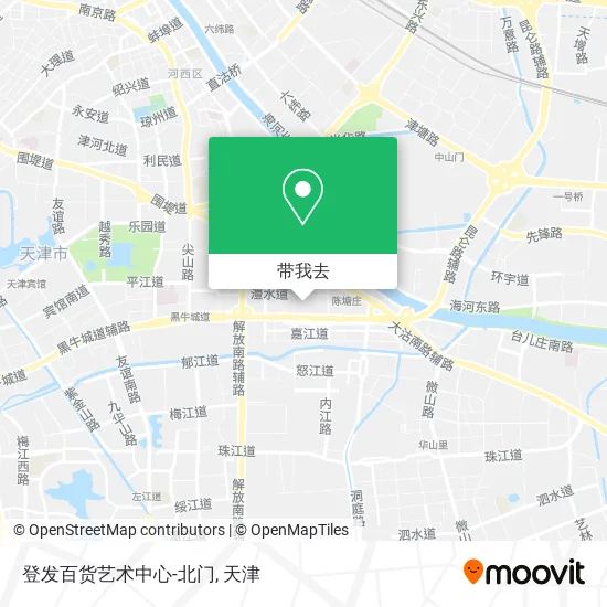 登发百货艺术中心-北门地图