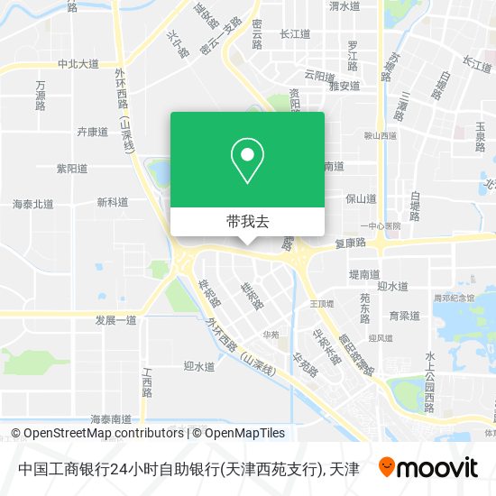 中国工商银行24小时自助银行(天津西苑支行)地图