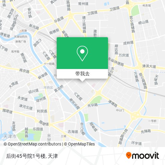 后街45号院1号楼地图