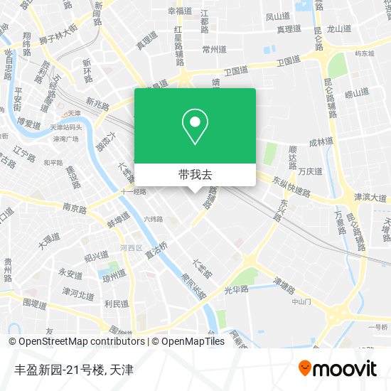 丰盈新园-21号楼地图