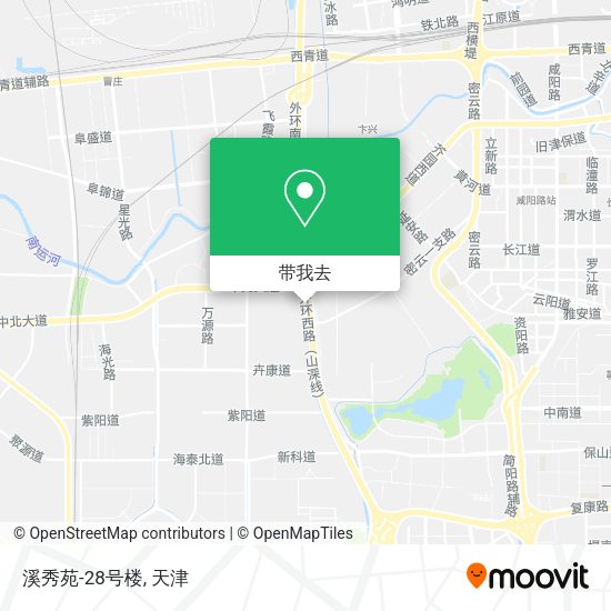溪秀苑-28号楼地图