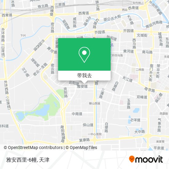 雅安西里-6幢地图