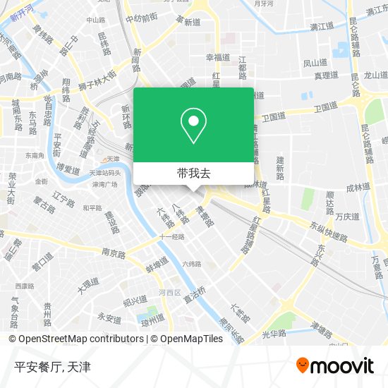 平安餐厅地图