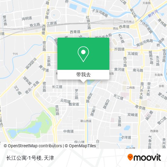 长江公寓-1号楼地图