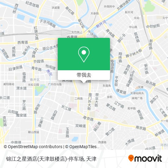 锦江之星酒店(天津鼓楼店)-停车场地图