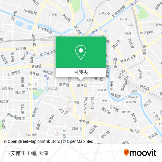 卫安南里 1 幢地图